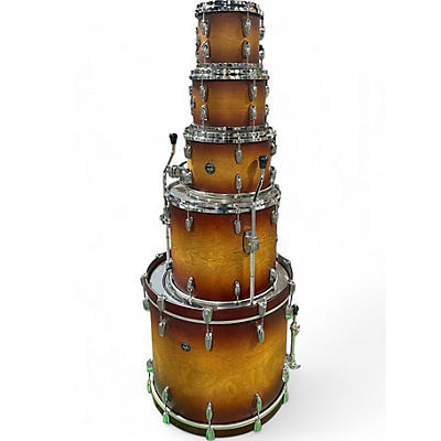 Used Gretsch Drums 5 Piece Renown Faded Tobacco Drum Kit