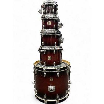 Used Gretsch Drums 5 Piece Renown Maple Cherry Burst Drum Kit