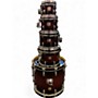 Used Gretsch Drums 5 Piece Renown Maple Dark Cherry Burst Drum Kit Dark Cherry Burst