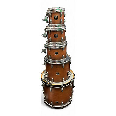 Used Gretsch Drums 5 Piece Renown Satin Tobacco Burst Drum Kit