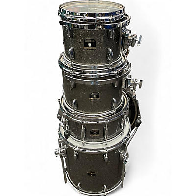 Used Gretsch Drums 5 Piece Renown Silver Sparkle Drum Kit