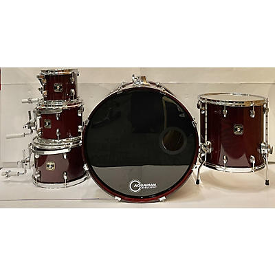 Used Gretsch Drums 5 piece Catalina Ash Trans Red Drum Kit