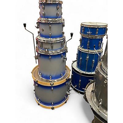 Gretsch Drums Used Gretsch Drums 5 piece Catalina Birch Special Edition Blue Silver Duco Drum Kit