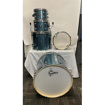 Gretsch Drums Used Gretsch Drums 5 piece Energy Blue Sparkle Drum Kit