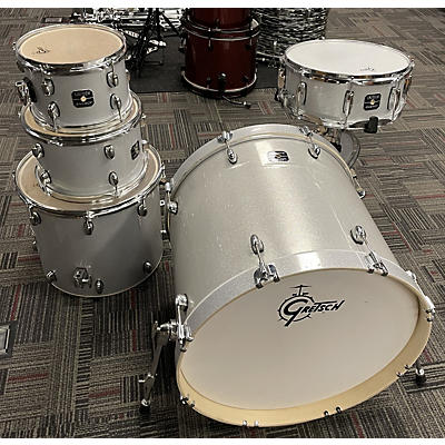 Gretsch Drums Used Gretsch Drums 5 piece Energy Silver Drum Kit