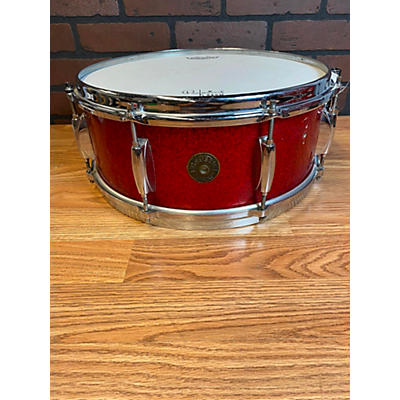 Gretsch Drums Used Gretsch Drums 5.5X14 4157 Snare Drum Drum Red Sparkle