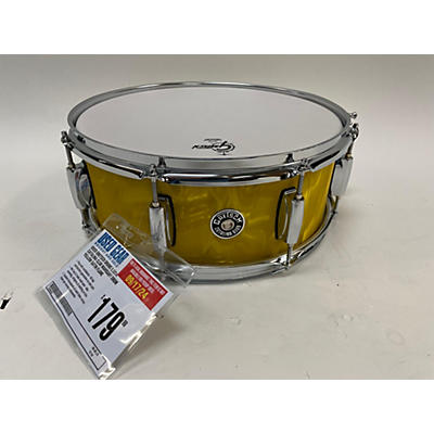 Gretsch Drums Used Gretsch Drums 5.5X14 CATALINA CLUB MAHOGANY Drum YELLOW SATIN FLAME