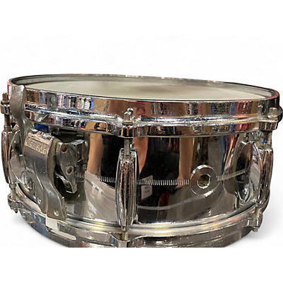 Used Gretsch Drums 5.5X14 CHROME OVER BRASS 4160 CHROME  Drum