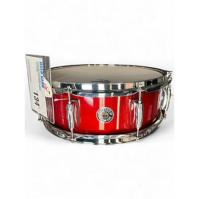 Used Gretsch Drums 5.5X14 Catalina Club Series Snare red Drum