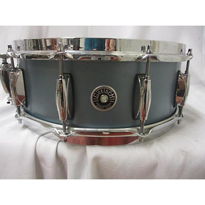 Gretsch Drums Used Gretsch Drums 5.5X14 GB551415 Drum Satin Ice Blue Metallic