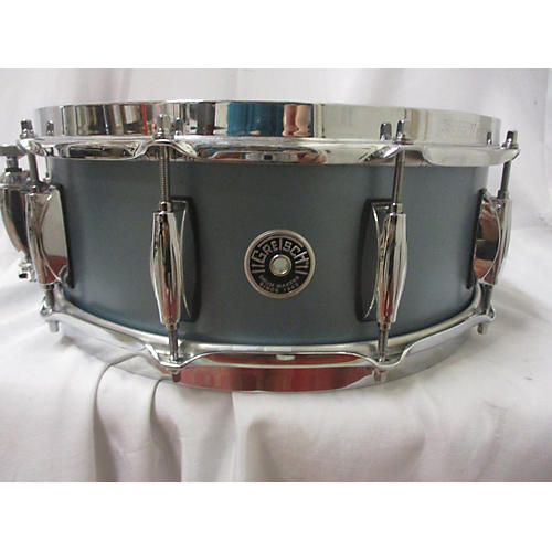 Gretsch Drums Used Gretsch Drums 5.5X14 GB551415 Drum Satin Ice Blue Metallic Satin Ice Blue Metallic 10