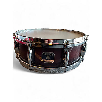 Used Gretsch Drums 5.5X14 Renown Snare cherry burst Drum