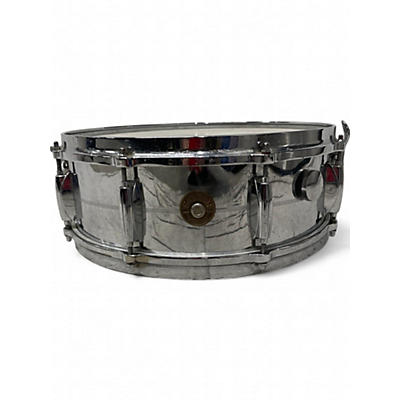 Used Gretsch Drums 5.5X14 round badge chrome over brass Chrome Drum