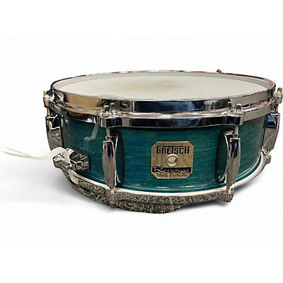 Gretsch Drums Used Gretsch Drums 5X14 RENOWN MAPLE SNARE TRANSPARENT BLUE Drum