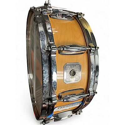 Used Gretsch Drums 5X14 Snare With Die Cast Hoops Natural Drum