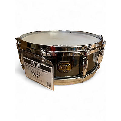 Used Gretsch Drums 5X14 Sold Steel Black Drum