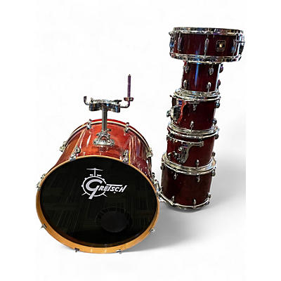 Used Gretsch Drums 6 Piece Catalina Birch Cherry Drum Kit