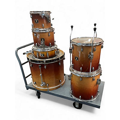 Used Gretsch Drums 6 Piece Catalina Maple 2 Color Sunburst Drum Kit