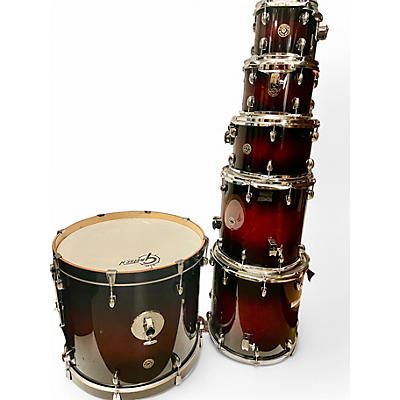 Used Gretsch Drums 6 Piece Catalina Maple Cherry Sunburst Drum Kit