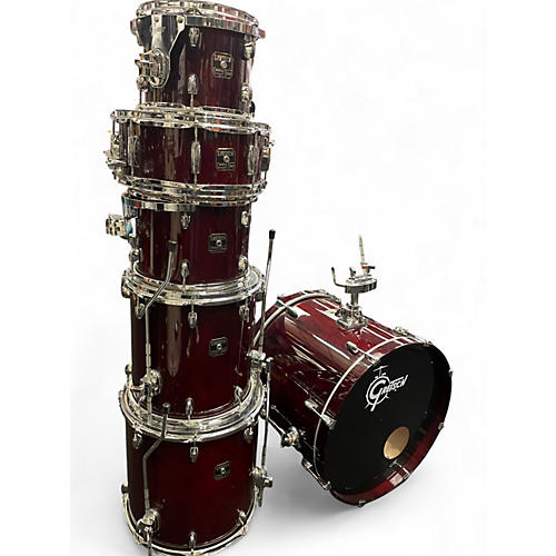 Used Gretsch Drums 6 Piece Catalina Maple Gloss Cherry Burst Drum Kit Gloss Cherry Burst