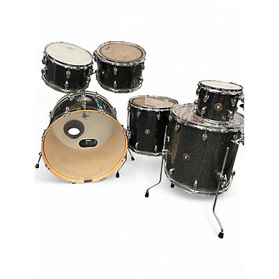 Used Gretsch Drums 6 Piece Catalina Maple black stardust Drum Kit