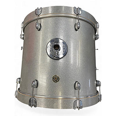 Used Gretsch Drums 6 Piece Catalina Silver Sparkle Drum Kit