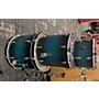 Used Gretsch Drums Used Gretsch Drums 6 piece Renown Satin Blue Burst Drum Kit satin blue burst