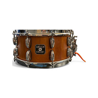 Used Gretsch Drums 6.5X14 CHERRY STAVE Mahogany Drum