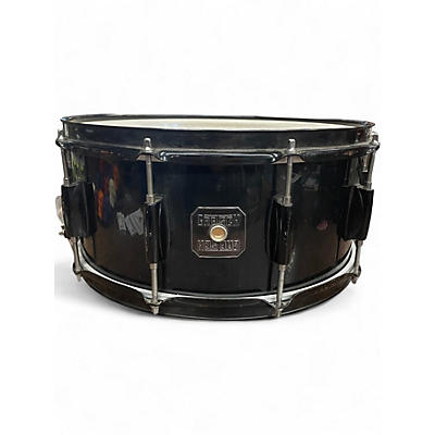 Used Gretsch Drums 6.5X14 Full Range Snare Black Drum