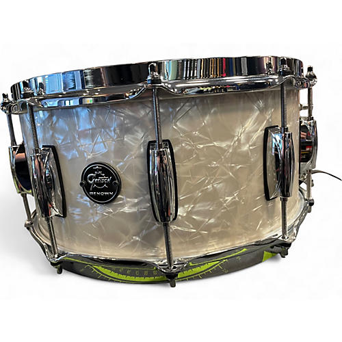Used Gretsch Drums 6.5X14 Renown Snare Pearl White Drum Pearl White 15