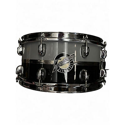 Used Gretsch Drums 6.5X14 Retroluxe Snare Pewter/Black Drum