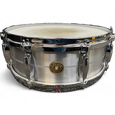 Used Gretsch Drums 6.5X14 USA CUSTOM SOLID ALUMINUM SNARE ALUMINUM Drum
