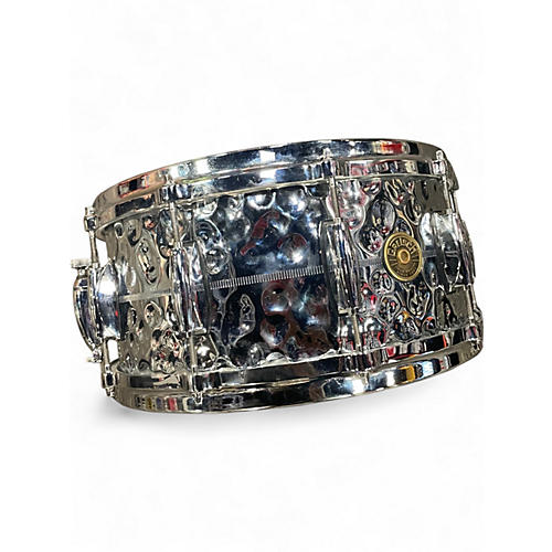 Used Gretsch Drums 6.5X14 USA Custom Brooklyn Snare Metallic Silver Drum Metallic Silver 15