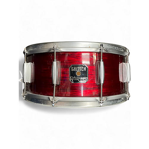 Used Gretsch Drums 6X14 Catalina Club Series Snare Trans Red Drum Trans Red 13
