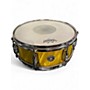 Used Gretsch Drums 6X14 Catalina Club Series Snare YELLOW SATIN FLAME Drum YELLOW SATIN FLAME 13