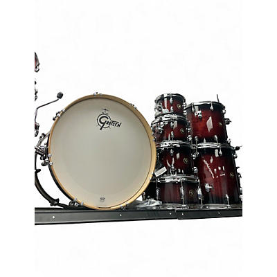 Used Gretsch Drums 7 Piece Catalina Club Series Satin Walnut Glaze Drum Kit