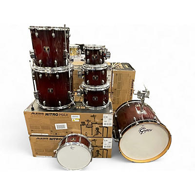 Used Gretsch Drums 7 Piece Catalina Maple Cherry Burst Drum Kit