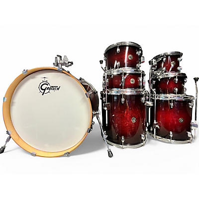 Used Gretsch Drums 7 Piece Catalina Maple Cherry Drum Kit