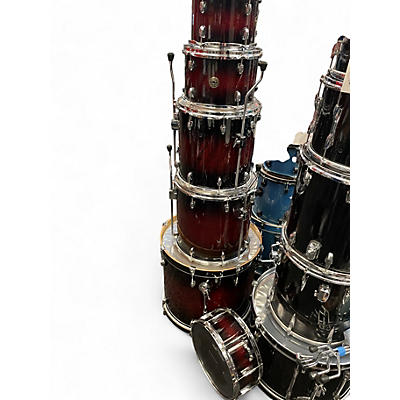 Used Gretsch Drums 7 Piece Catalina Maple Cherry Sunburst Drum Kit