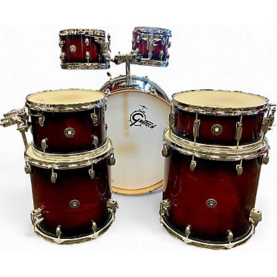 Used Gretsch Drums 7 Piece Catalina Maple Deep Cherry Burst Drum Kit