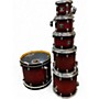 Used Gretsch Drums 7 Piece Catalina Maple Red Drum Kit Red