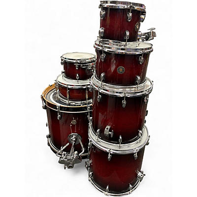 Used Gretsch Drums 7 Piece Catalina Red Drum Kit