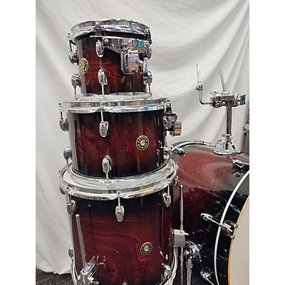 Gretsch Drums Used Gretsch Drums 7 piece Catalina Maple Dark Cherry Burst Drum Kit