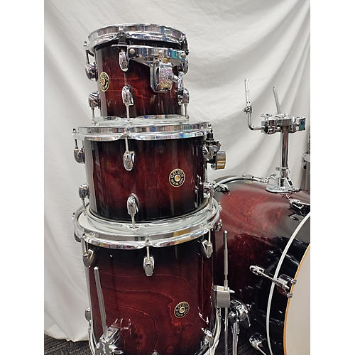 Gretsch Drums Used Gretsch Drums 7 piece Catalina Maple Dark Cherry Burst Drum Kit Dark Cherry Burst