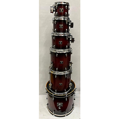 Used Gretsch Drums 7 piece Catalina Maple Deep Cherry Burst Drum Kit