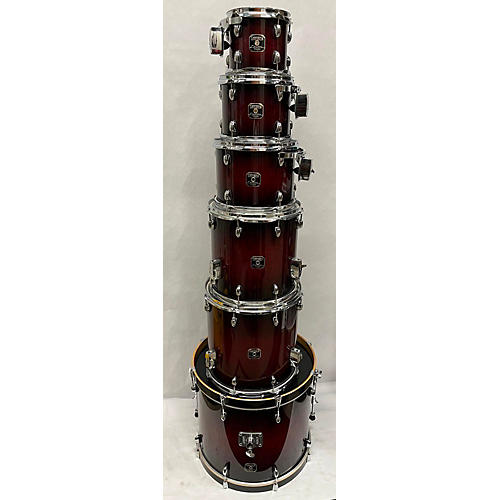 Gretsch Drums Used Gretsch Drums 7 piece Catalina Maple Deep Cherry Burst Drum Kit Deep Cherry Burst