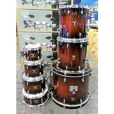 Gretsch Drums Used Gretsch Drums 7 piece Catalina Maple Trans Red Drum Kit