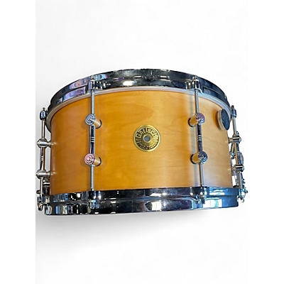 Used Gretsch Drums 7X14 USA Custom Snare Vintage Natural Drum