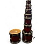 Used Gretsch Drums 8 Piece Catalina Maple red sunburst Drum Kit red sunburst