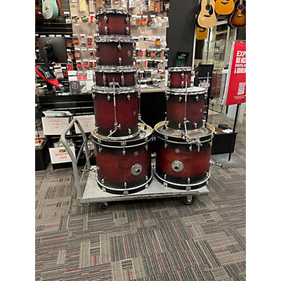 Gretsch Drums Used Gretsch Drums 8 piece Catalina Maple Cherry Fade Drum Kit